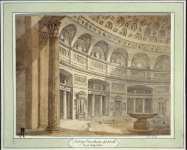 Clerisseau Charles-Louis Interior of the Sepulchral Hall  - Hermitage
